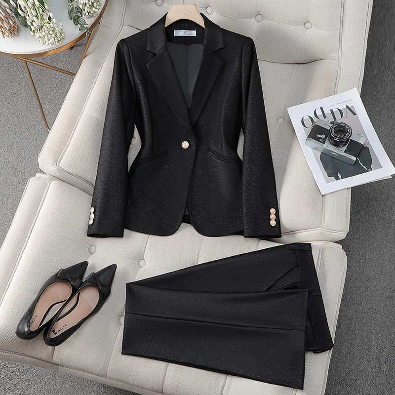 Formal Winter Wear Women Jacket - Completo da Donna Rosa Autunnale con