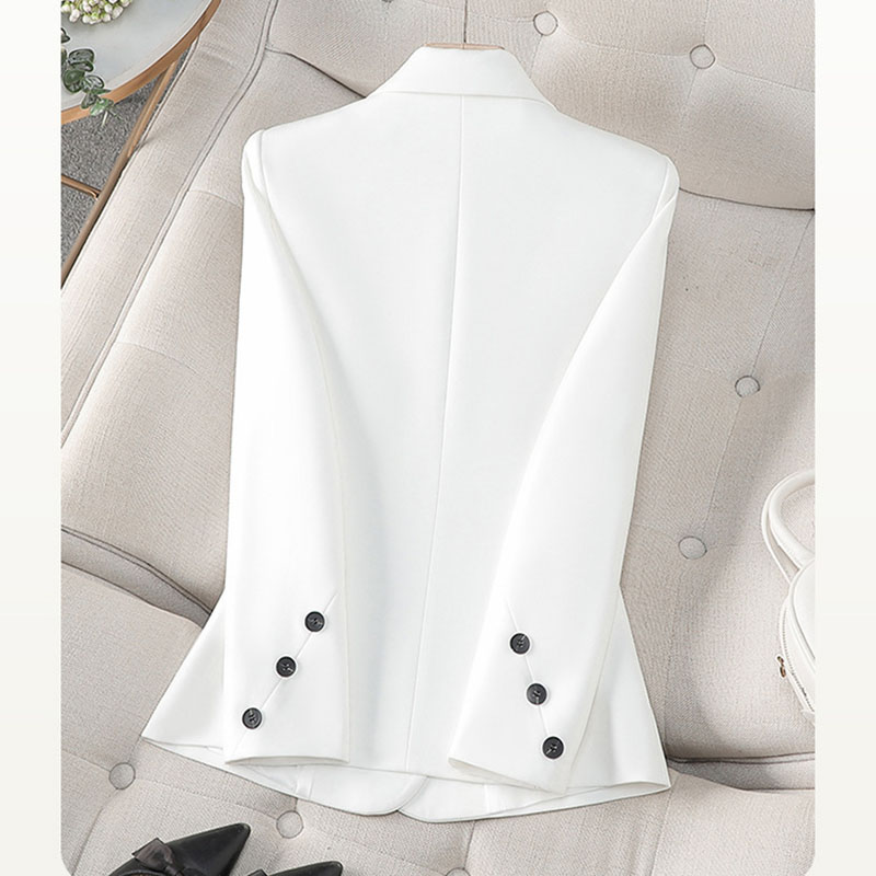Formal Winter Wear Women Jacket - 2025 nuova primavera autunno bianco nero