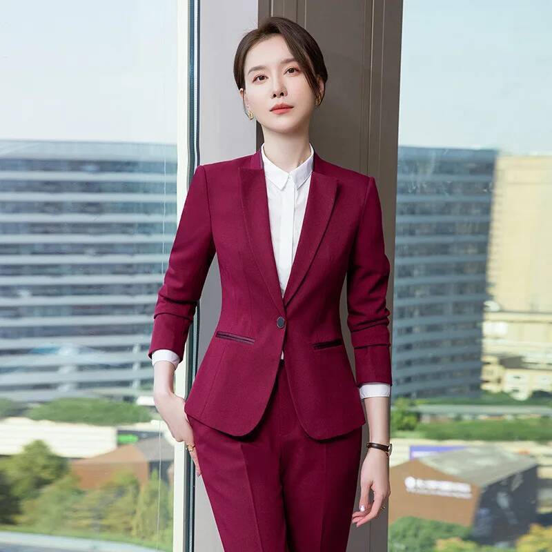 Women Formal Wear Pants - Abiti da lavoro da ufficio da