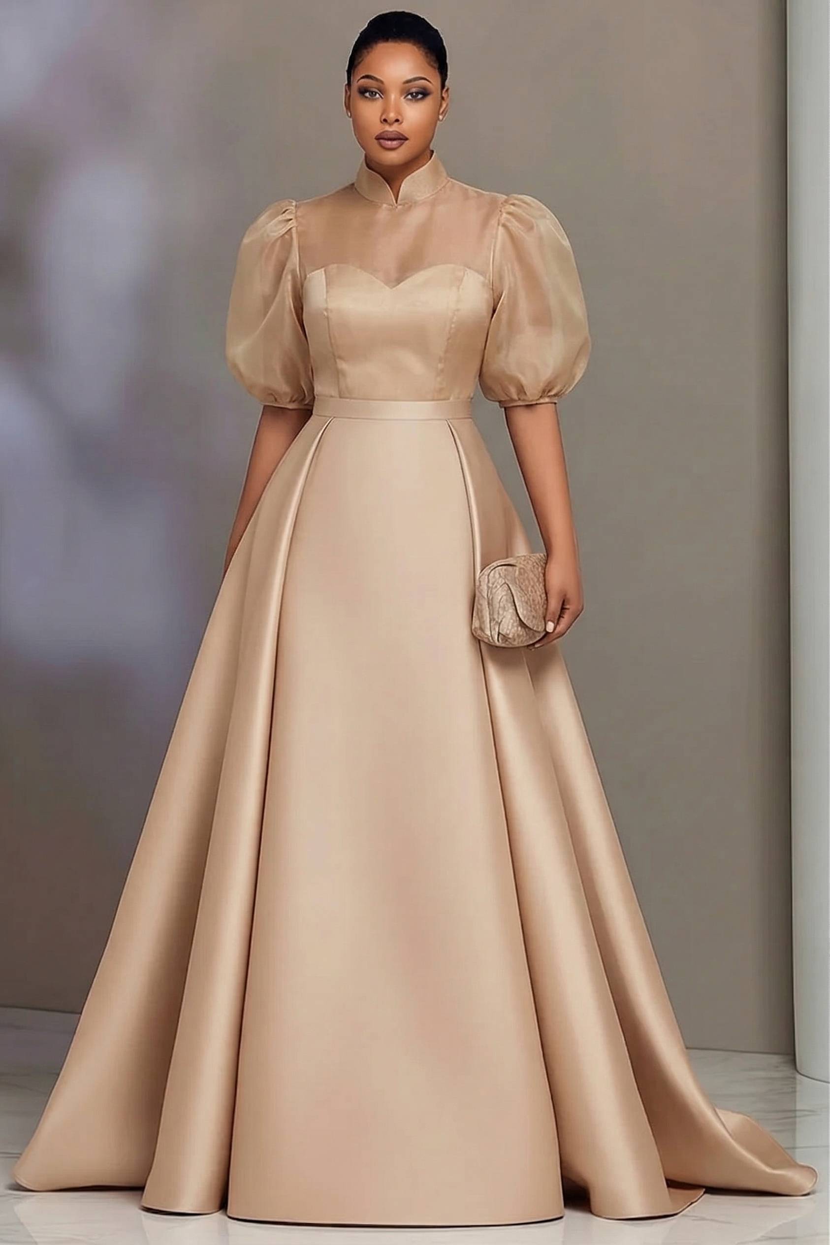 Women'S Formal Wear Wedding - Abiti da ballo eleganti in raso