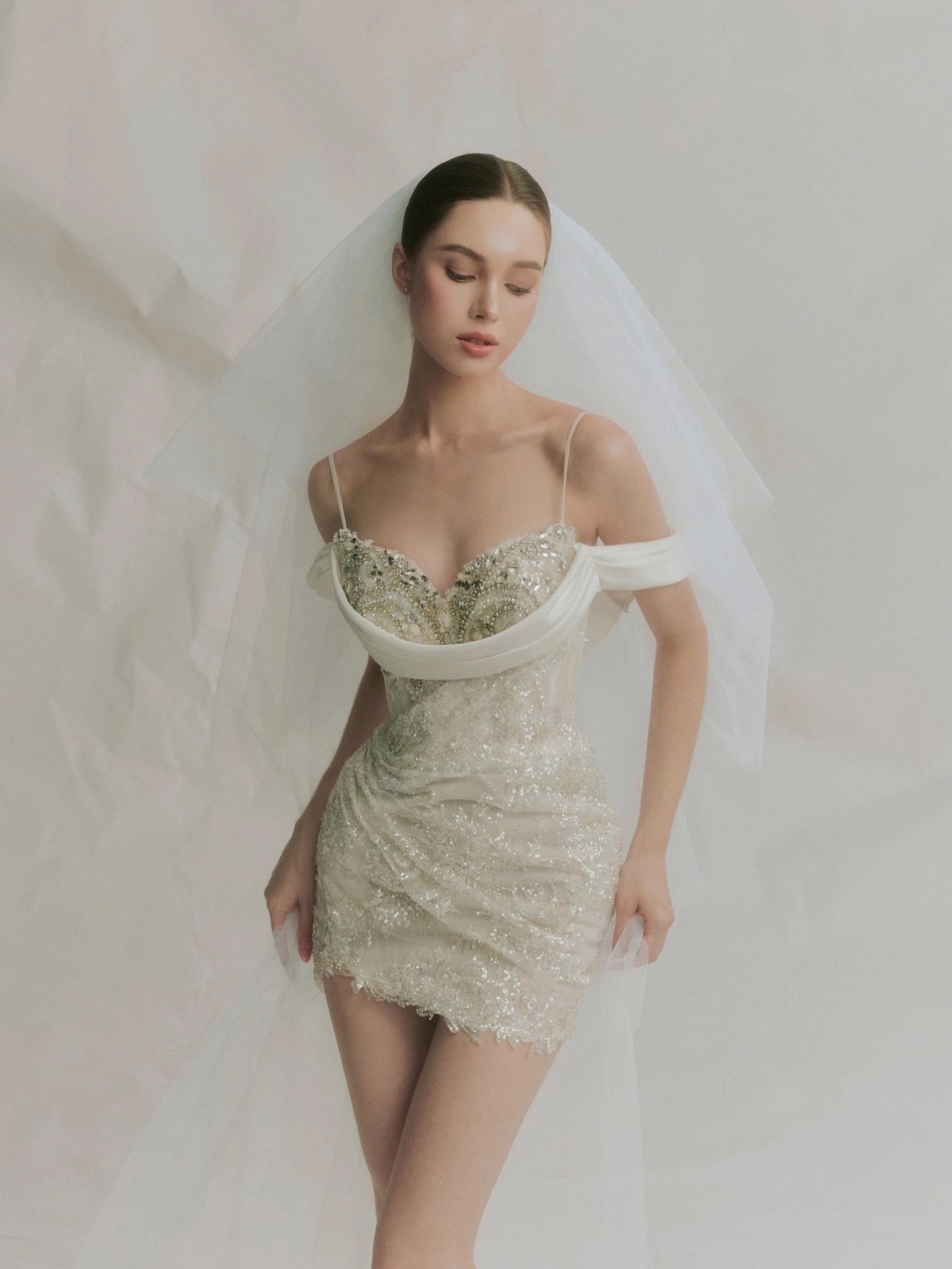 Abito da Sposa Mini Bianco con - Women'S Elegant Formal Wear recensione e prezzo
