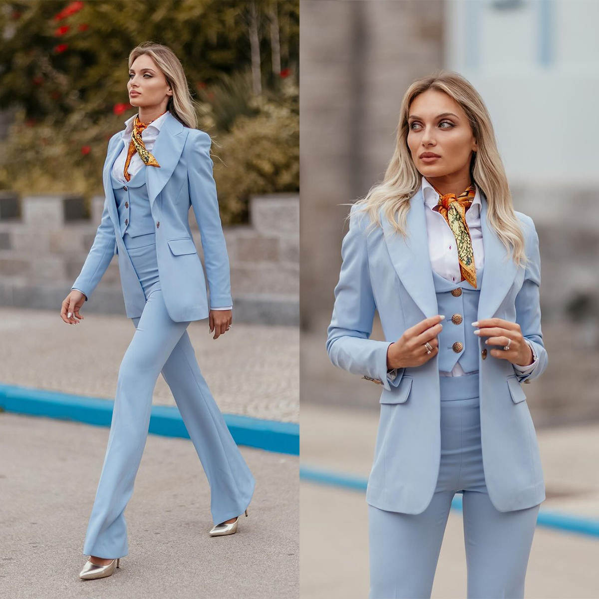 Completo Formale da Donna Blu  - Women Formal Wear Tailor recensione e prezzo