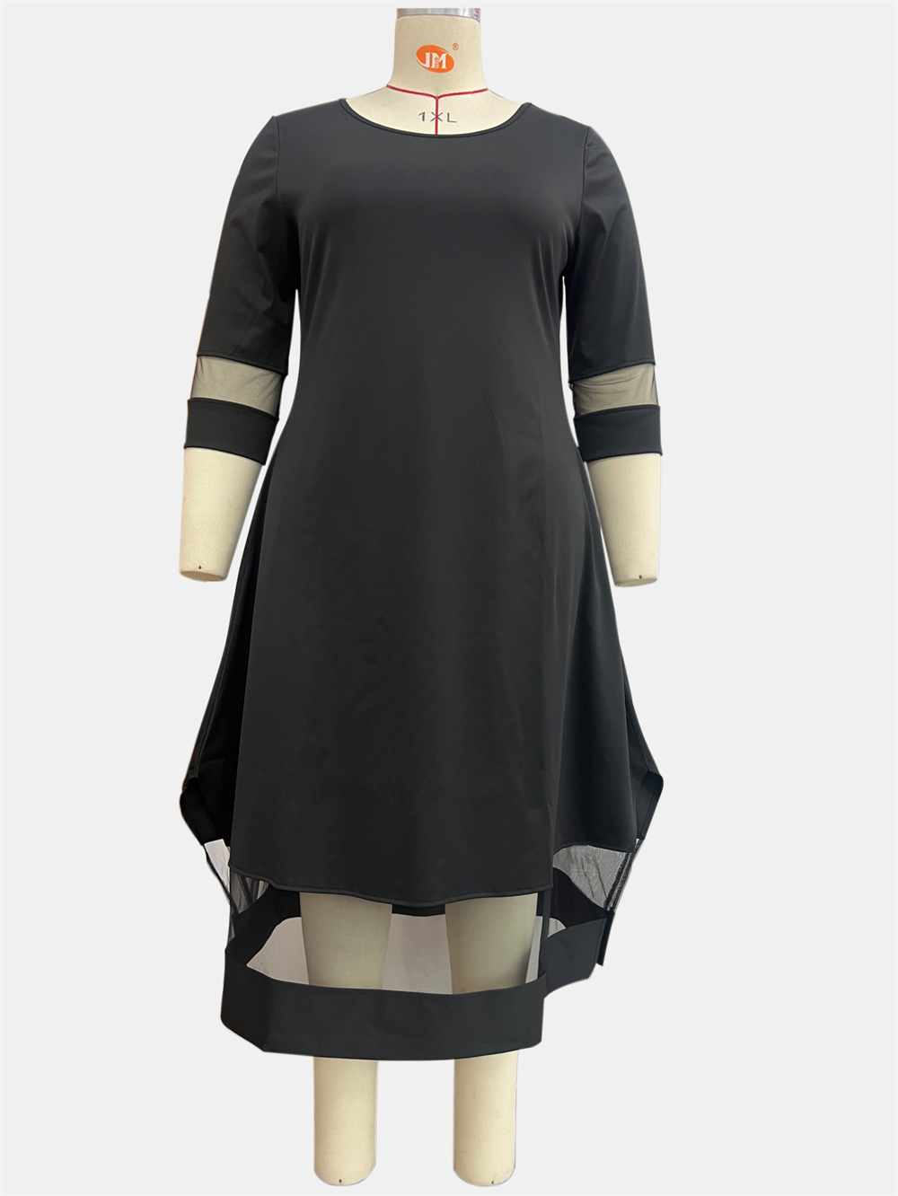 GIBSIE Plus Size nero contrast - Women Formal Office Wear Tops recensione e prezzo