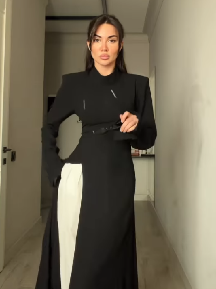 Abito lungo elegante da donna  - Women Formal Office Wear Tops recensione e prezzo