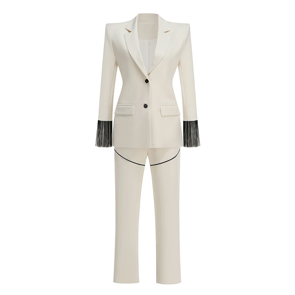 Set di due pezzi bianchi alla  - Women Formal Wear Without Blazer recensione e prezzo