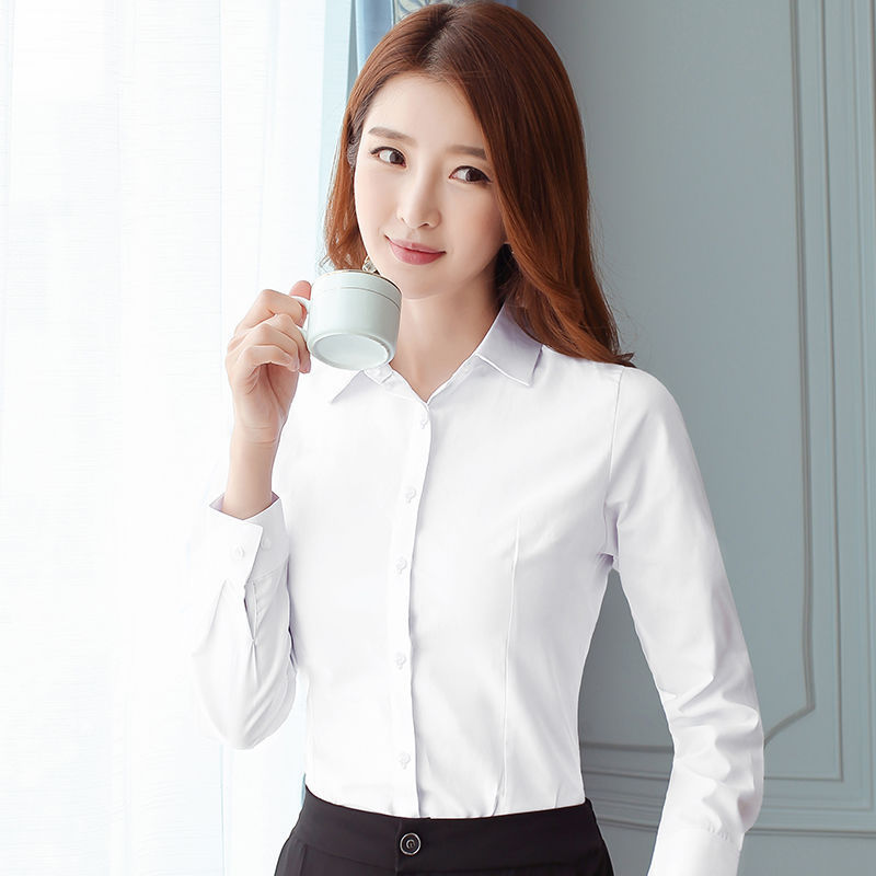 Camicetta Coreana Slim Nera e  - Women Formal Wear Black And White recensione e prezzo