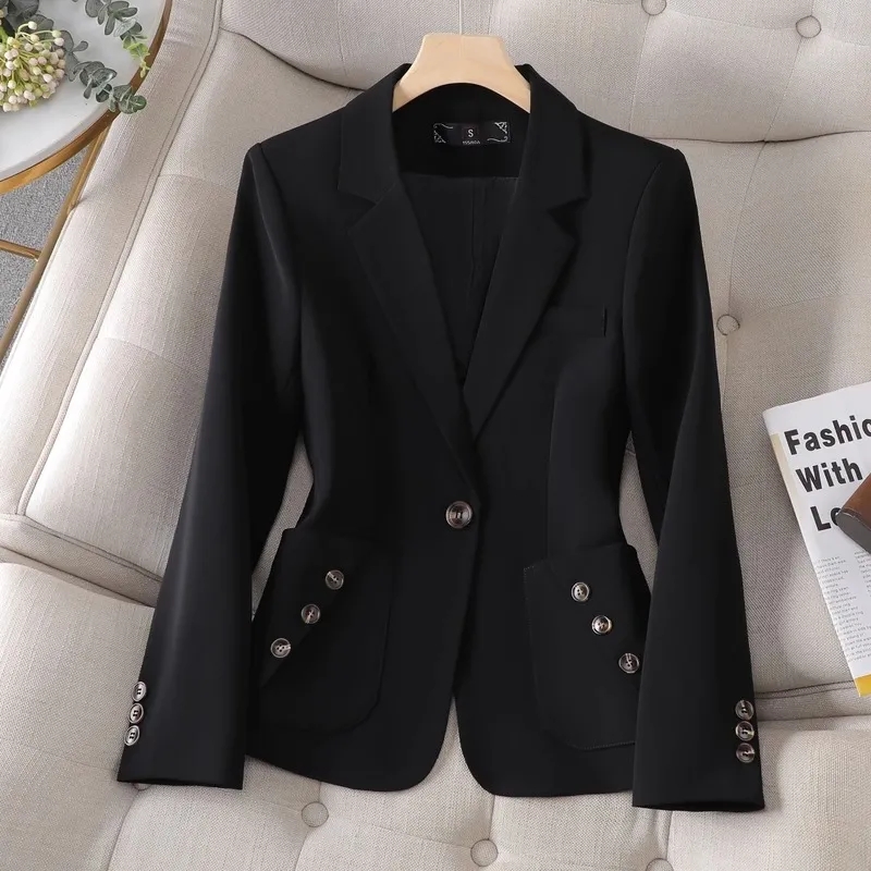 Blazer da donna primavera autu - Women Formal Wear Black And White recensione e prezzo