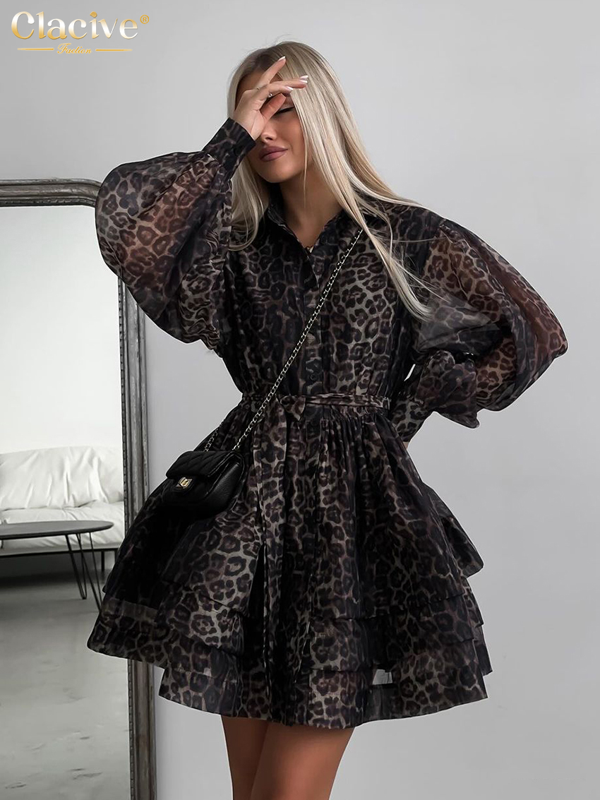 Clacive Moda Leopard Print Abi - Women Formal Wear Zara recensione e prezzo