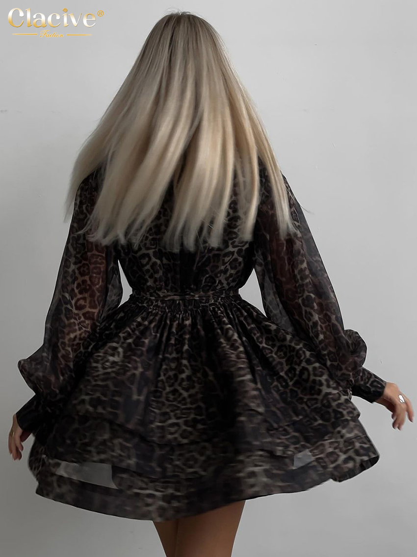 Clacive Moda Leopard Print Abi - Women Formal Wear Zara recensione e prezzo