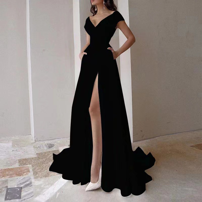 Nuovo Elegante Abito Lungo da  - Women Formal Wear Black And White recensione e prezzo
